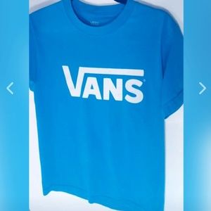 VINTAGE VANS T-SHIRT BLUE TIFFANY COLOR UNISEX